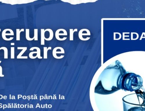 ATENȚIE! Întrerupere furnizare apă potabilă – Deda