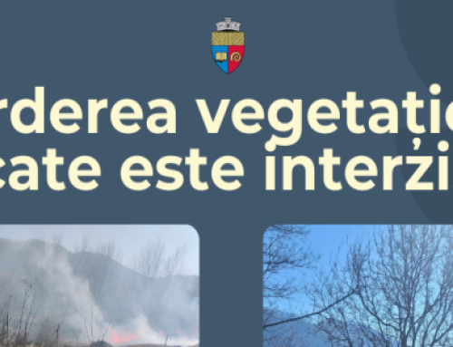 Atenție la arderea vegetației uscate și a gunoaielor în gospodării și în apropierea zonelor împădurite!