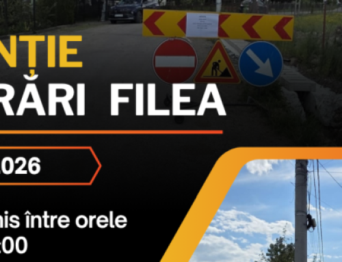 Atenție! Drum închis în localitatea Filea