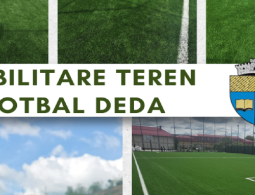 Lucrări de reabilitare și modernizare la terenul de fotbal sintetic din localitatea Deda