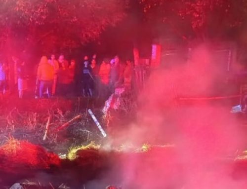 Intervenție pentru stingerea unui incendiu izbucnit la o anexă gospodărească din Deda